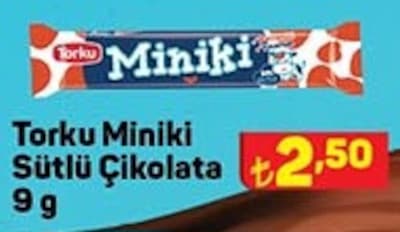 Torku Miniki Sütlü Çikolata 9 g image