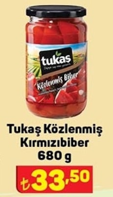 Tukaş Közlenmiş Kırmızıbiber 680 g image