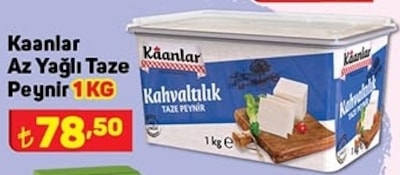 Kaanlar Az Yağlı Taze Peynir 1 kg image