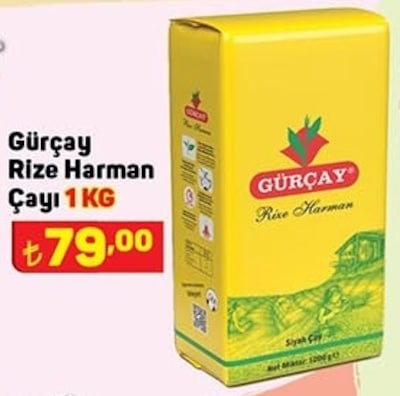 Gürçay Rize Harman Çayı 1 kg image