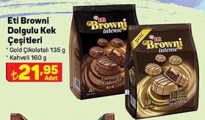 Eti Browni Dolgulu Kek Çeşitleri 135/160 g image