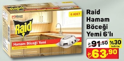 Raid Hamam Böceği Yemi 6'lı image
