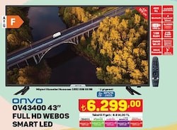 Onvo OV43400 43 inç Full HD Webos Smart Led image