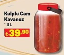 Kulplu Cam Kavanoz 3 L image