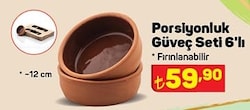 Porsiyonluk Güveç Seti 6'lı 12 cm image