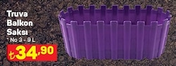 Truva Balkon Saksı No 3 - 9 L image
