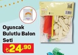 Oyuncak Bulutlu Balon Seti image