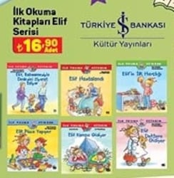 Türkiye İş Bankası Kültür Yayınları İlk Okuma Kitapları Elif Serisi image