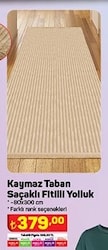 Kaymaz Taban Saçaklı Fitilli Yolluk 80x300 cm image