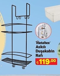 Metaltex Askılı Duşakabin Rafı image