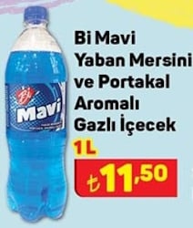 Bi Mavi Yaban Mersini ve Portakal Aromalı Gazlı İçecek 1 L image