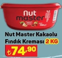 Nut Master Kakaolu Fındık Kreması 2 kg image