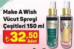Make A Wish Vücut Spreyi Çeşitleri 150 ml image