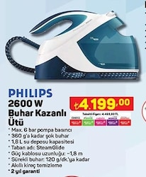 Philips GC8715/20 2600 W Buhar Kazanlı Ütü image