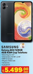 Samsung Galaxy A04 128GB 4GB RAM Cep Telefonu image