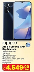 Oppo A16 64 GB 4 GB RAM Cep Telefonu image