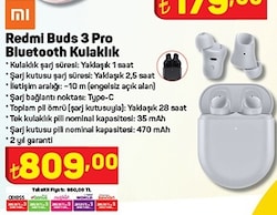 Redmi Buds 3 Pro Bluetooth Kulaklık image