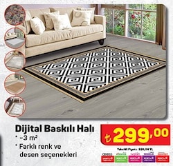 Dijital Baskılı Halı 3 m² image