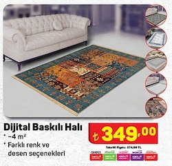 Dijital Baskılı Halı 4 m² image