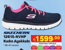 Skechers 12615-NVHP Kadın Ayakkabı image