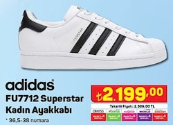 Adidas FU7712 Superstar Kadın Ayakkabı image
