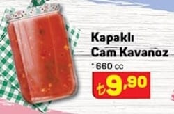 Lav Kapaklı Cam Kavanoz 660 cc image