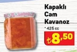 Lav Kapaklı Cam Kavanoz 425 cc image