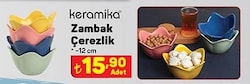 Keramika Zambak Çerezlik 12 cm image