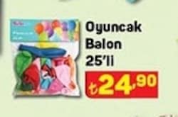 Oyuncak Balon 25'li image