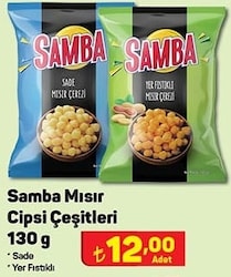 Samba Mısır Cipsi Çeşitleri 130 gr image