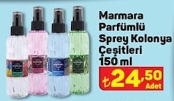 Marmara Parfümlü Sprey Kolonya Çeşitleri 150 ml image