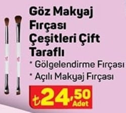 Beauty Girl Göz Makyaj Fırçası Çeşitleri Çift Taraflı image