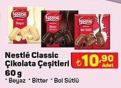 Nestle Classic Çikolata Çeşitleri 60 gr image