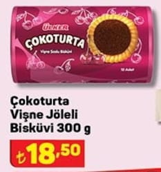 Çokoturta Vişne Jöleli Bisküvi 300 gr image