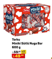 Torku Miniki Sütlü Nugalı Bar 600 g image