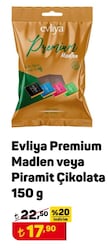 Evliya Premium Madlen veya Piramit Çikolata 150 g image