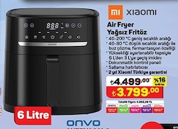 Xiaomi Airfryer Yağsız Fritöz 6 L image