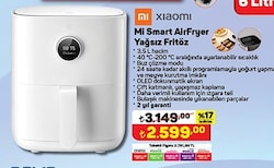 Xiaomi Mi Smart Airfryer 3,5 L Fritöz image