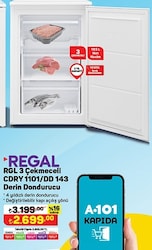 Regal CDRY1101 / DD-143 3 Çekmeceli Derin Dondurucu image