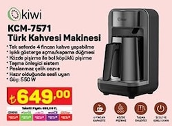 Kiwi KCM-7571 Türk Kahvesi Makinesi image