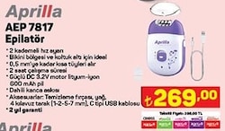Aprilla AEP 7817 Epilatör image