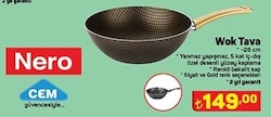 Cem Nero Wok Tava 28 cm image