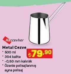 Hascevher Metal Cezve 500 ml image
