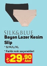 Silk&Blue Bayan Lazer Kesim Slip image