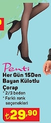 Penti Her Gün 15Den Bayan Külotlu Çorap image