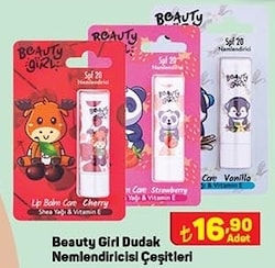 Beauty Girl Dudak Nemlendirici Çeşitleri image