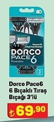 Dorco Pace6 6 Bıçaklı Tıraş Bıçağı 3'lü image