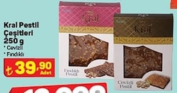 Kral Pestil Çeşitleri Cevizli/Fındıklı 250 gr image