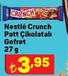 Nestle Crunch Patt Çikolatalı Gofret 27 gr image