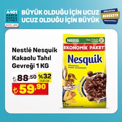 Nestle Nesquik Kakaolu Tahıl Gevreği 1 kg image